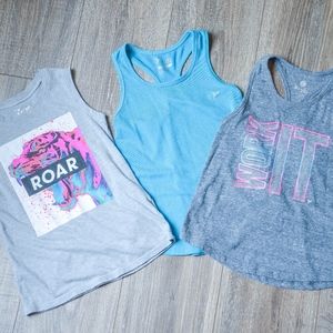 BUNDLE: Old Navy Go-dry Active Tanks - Girls